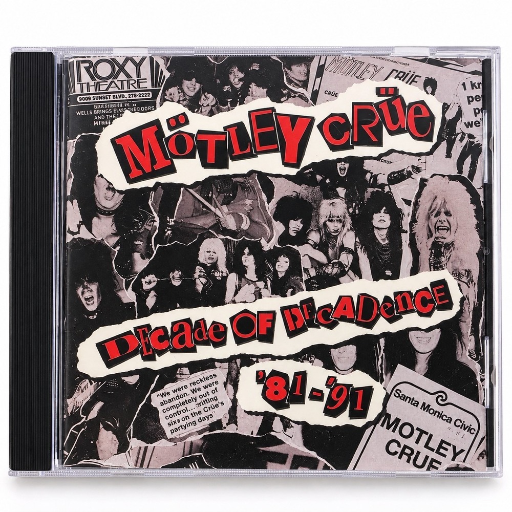 Motley Crue Decade of Decadence 81-91 CD 1991 Columbia House E2 61204